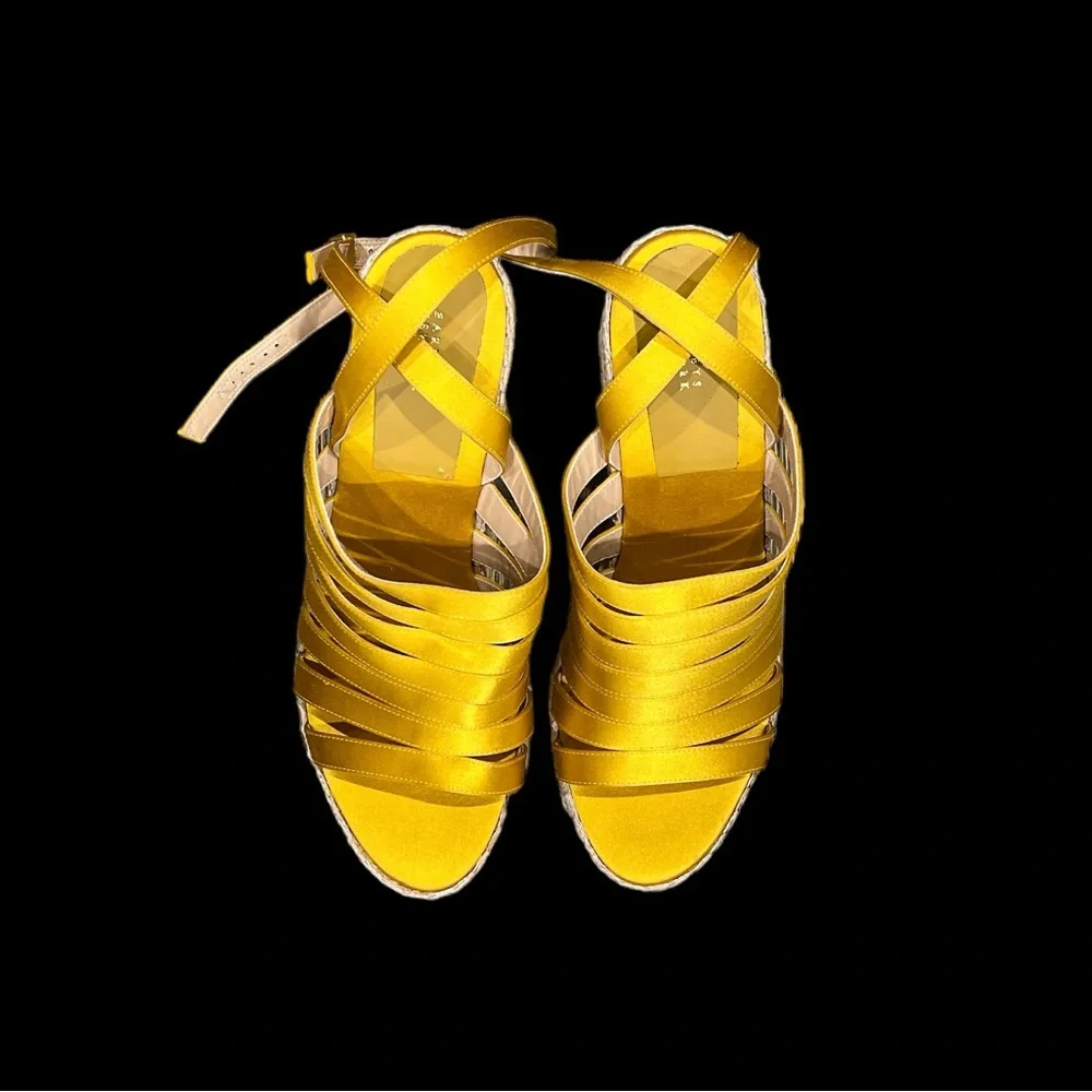 Barneys NY Satin Espadrille Sandals Size 41. NWOT. Never‎ Worn US size 10.5
